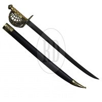 27 7 8 pirate sword w brass hilt 4 - Pirate Sword with Brass Hilt