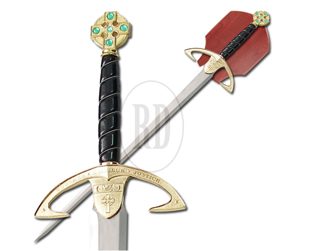 Azan Knight of Emerald Medieval Sword