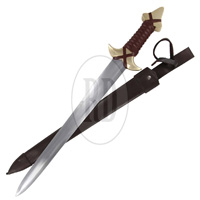 barbarian medieval dagger short sword 29 - Barbarian Medieval Dagger Short Sword