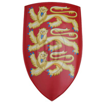 edward i of england medieval heater shield 12 - Edward I of England Medieval Heater Shield