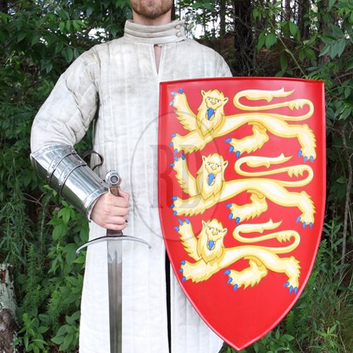 edward i of england medieval heater shield 15 - Edward I of England Medieval Heater Shield