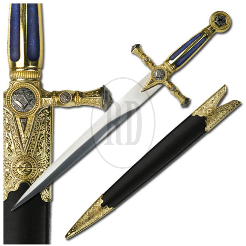 Freemason Masonic Medieval Dagger
