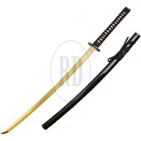 hand forged gold carbon steel blue rising sword 7 - Hand-forged Gold Carbon Steel Blue Rising Sword