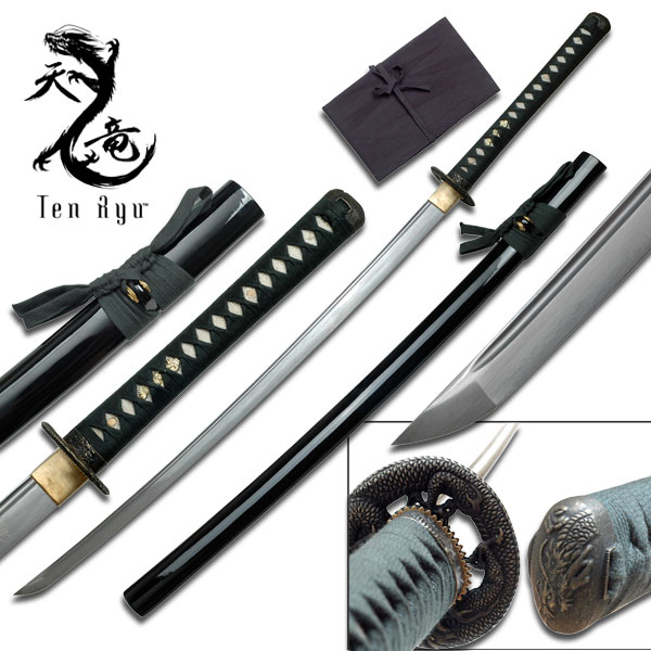 Ten Ryu Hand Forged Samurai Sword