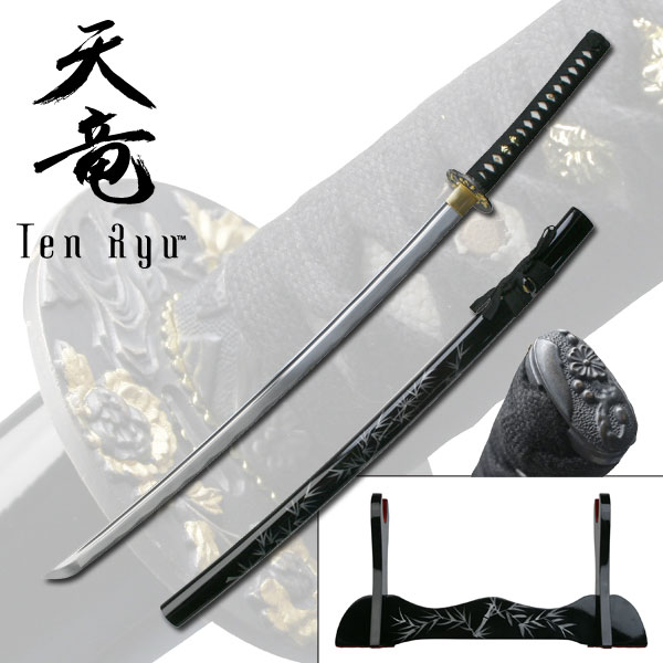 Ten Ryu Bamboo Hand Forged Samurai Sword