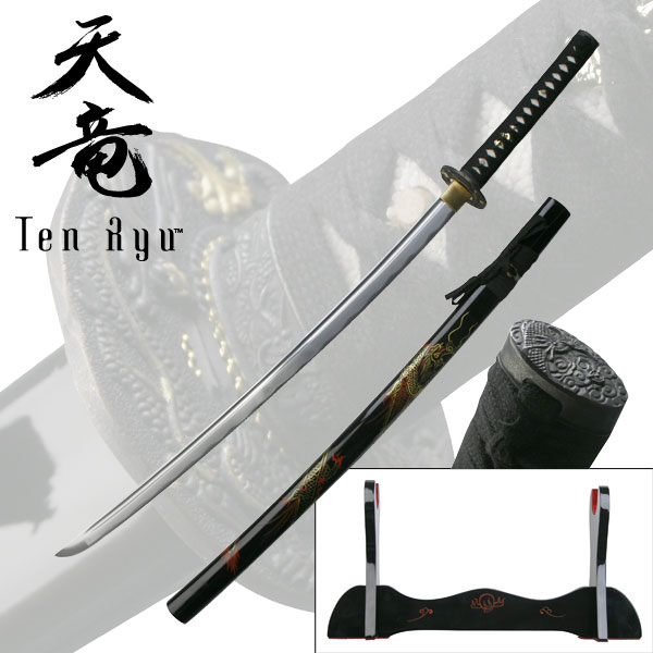 Ten Ryu Dragon Tsuba Samurai Sword