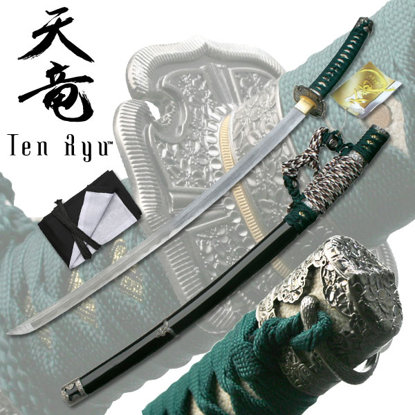 Ten Ryu Sakura Tsuba Samurai Sword
