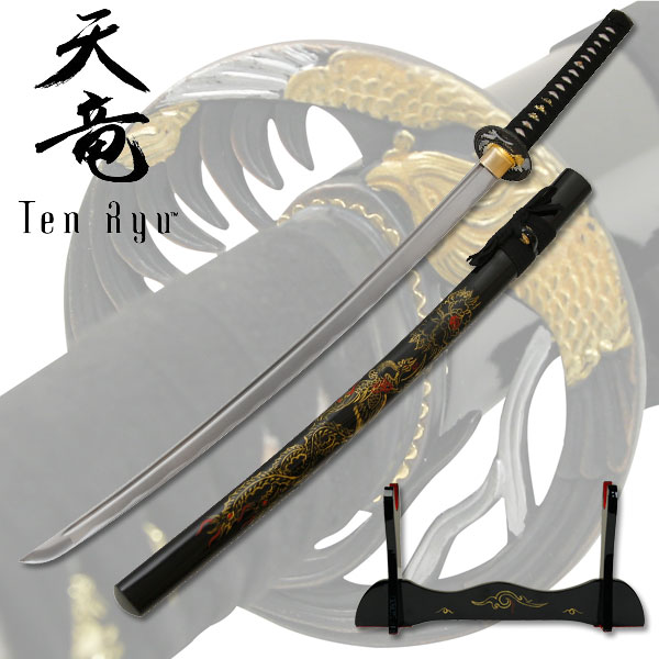 Ten Ryu Phoenix Tsuba Samurai Sword