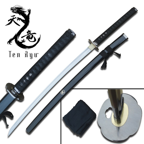 Ten Ryu Reverse Blade Samurai Sword