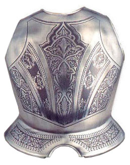 Medieval Knight Etched Breastplate