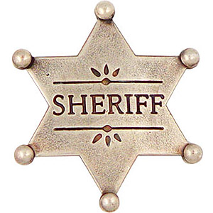 Deluxe Sheriff Badge