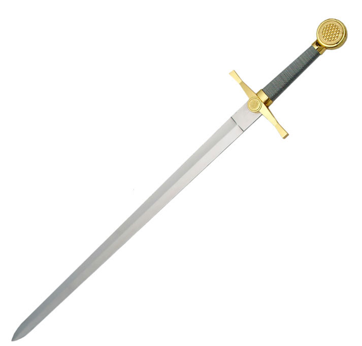 Gold & Silver Medieval Sword