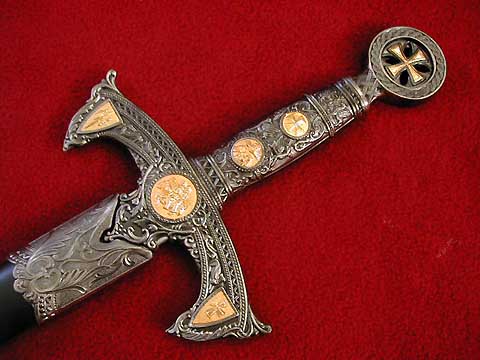 Knights Templar Crusader Sword