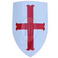 knights templar red cross shield 5 - Knights Templar Red Cross Shield