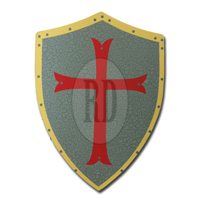 larp crusader medieval shield 5 - LARP Crusader Medieval Shield