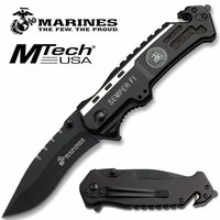 licensed us marines leatherneck folding knife 11 - Licensed Marines Leatherneck Folding Knife