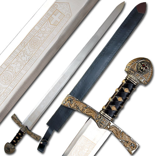 Lion Crested Ceremonial Sword