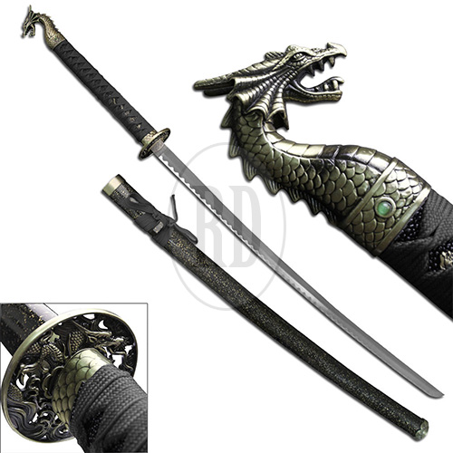 Oriental Dragon Two-Tone Fantasy Sword