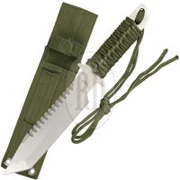 outdoor fixed blade knife 5 - Fixed Blade Green Handle Outdoor Knife