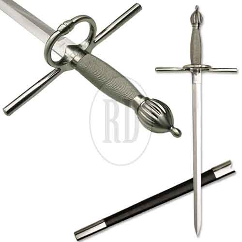 Parrying Renaissance Fencing Rapier Dagger Replica Dungeon