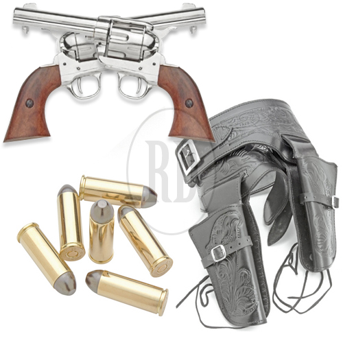 Western Revolvers & Double Holster