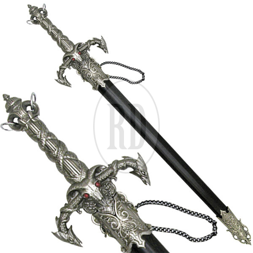 Red Eyed Dragon Fantasy Sword