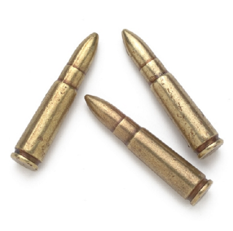 Replica Ak-47 Bullets - Set of 6