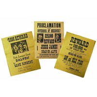 replica wanted posters set of 3 5 1 - Replica Wanted Posters Set of 3