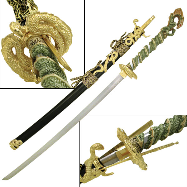 Serpent Dragon Fantasy Sword