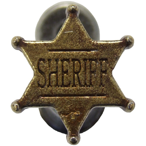 Sheriff Badge Wall Hanger