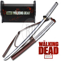 walking dead sword and signature stand combo 7 - Walking Dead Sword, Scabbard, and Stand Combo