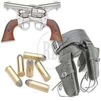 western revolvers double holster 1 - Western Revolvers & Double Holster