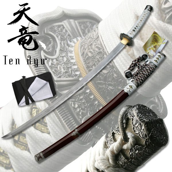 yhst 91791456840515 2269 21320762 - Ten Ryu Sakura Tsuba Samurai Sword