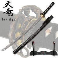 yhst 91791456840515 2270 14124543 - Ten Ryu Flower Tsuba Samurai Sword