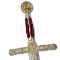yhst 91791456840515 2270 43334383 - Classic Masonic Freemasonry Medieval Sword