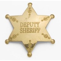 yhst 91791456840515 2270 49588138 - Brass Deputy Sheriff Badge