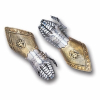 yhst 91791456840515 2270 58852264 - Medieval Embossed Steel Gauntlets